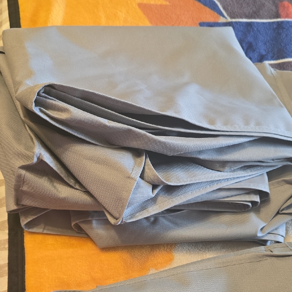4 Gray Fabric Material Garment Bags